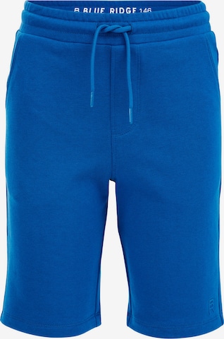 Coupe slim Pantalon WE Fashion en bleu : devant