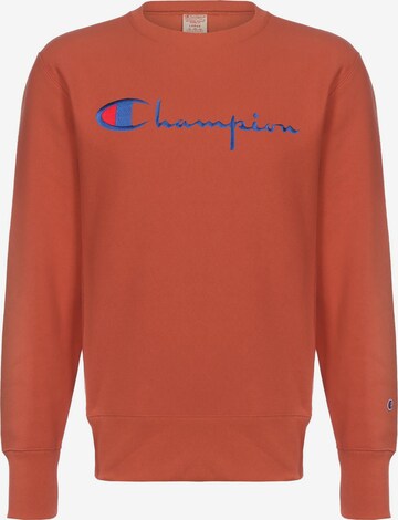 Champion Reverse Weave Sweatshirt in Orange: front