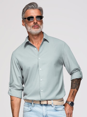 Coupe regular Chemise business Ombre en vert