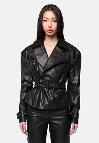 OW Collection Übergangsjacke 'Daphne' in Schwarz: Vorderseite