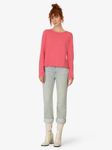 Rainbow Cashmere Sweater in Pink
