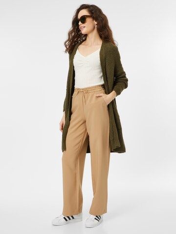 ONLY Wide Leg Hose 'MILIAN' in Beige