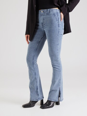 Free People Flared Jeans in Blau: Vorderseite