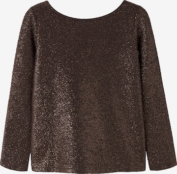 NAME IT - Camiseta en marrón: frente
