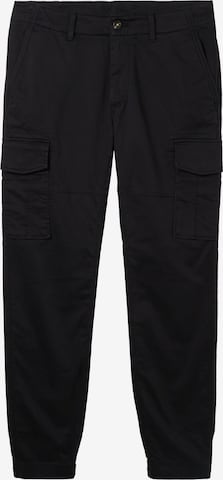 Pantalon cargo TOM TAILOR en noir : devant