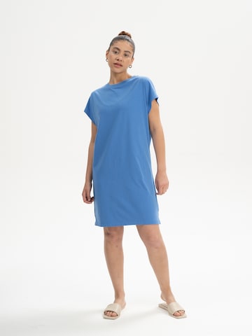 MELA Jurk 'SUNEA' in Blauw: voorkant
