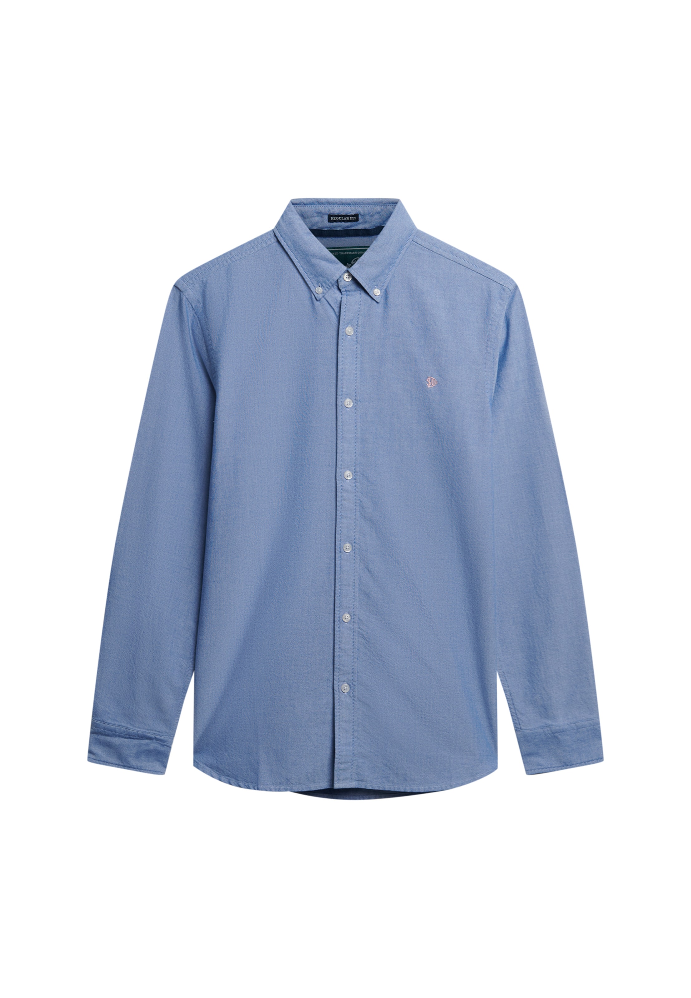 Superdry Slim fit Overhemd in Blauw: voorkant