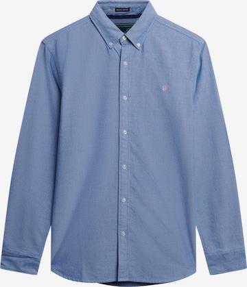 Superdry Overhemd in Blauw: voorkant