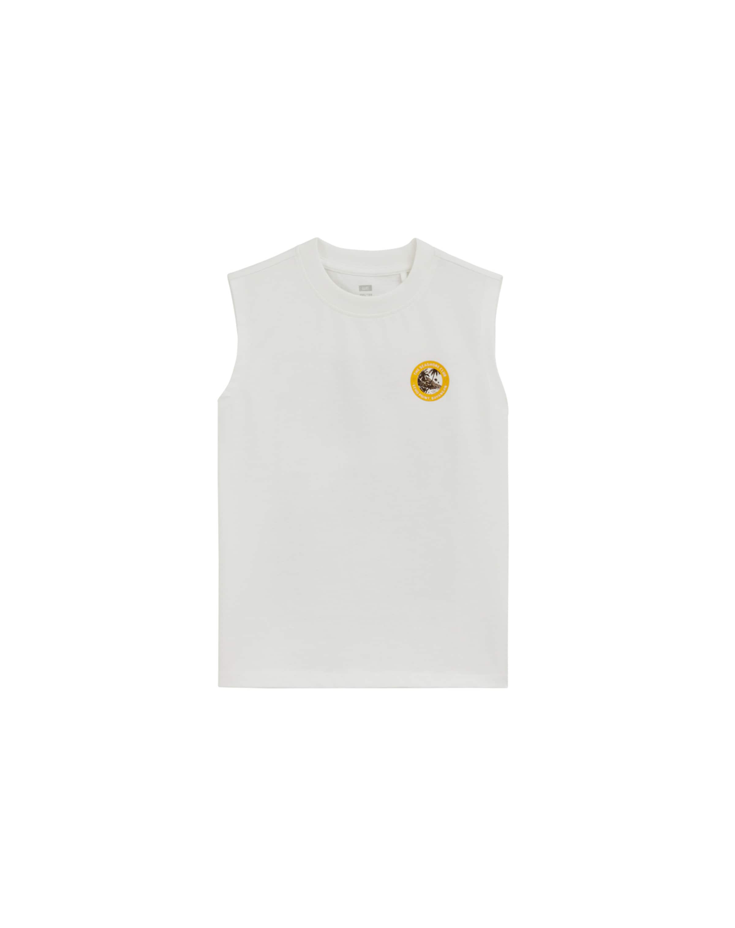 WE Fashion Футболка в Белый: спереди