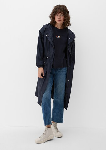 s.Oliver Between-Seasons Coat in Blue