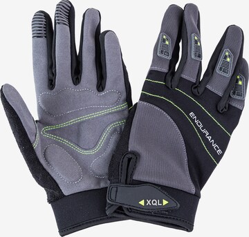 ENDURANCE Athletic Gloves 'Gamal' in Black: front