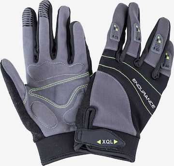 ENDURANCE Athletic Gloves 'Gamal' in Black: front