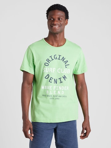 BLEND Koszulka w kolorze zielony: przód