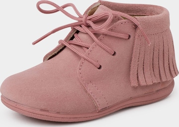 Bottes Pisamonas en rose : devant