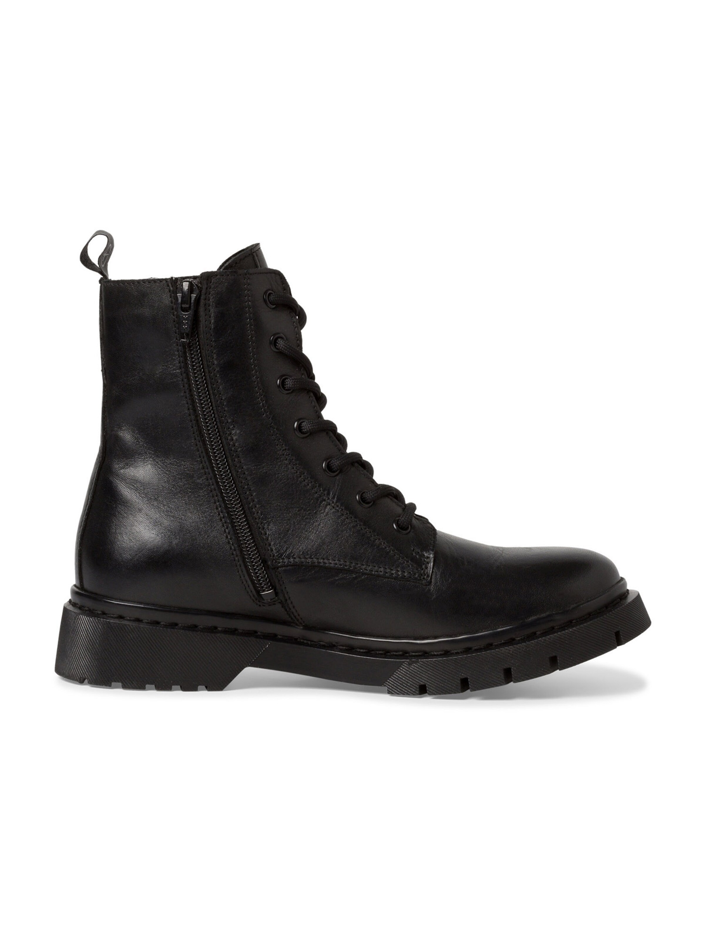 Tamaris Lace-up bootie in Black