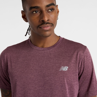 new balance Performance shirt 'Athletics' in Purple / Silver, Item view