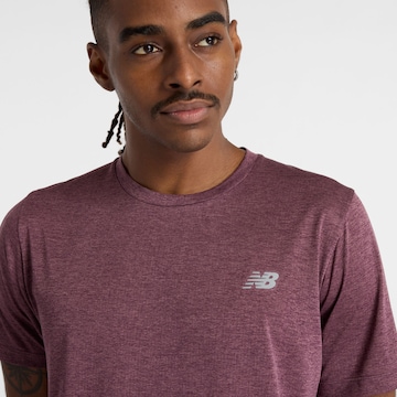 T-Shirt fonctionnel 'Athletics' new balance en violet