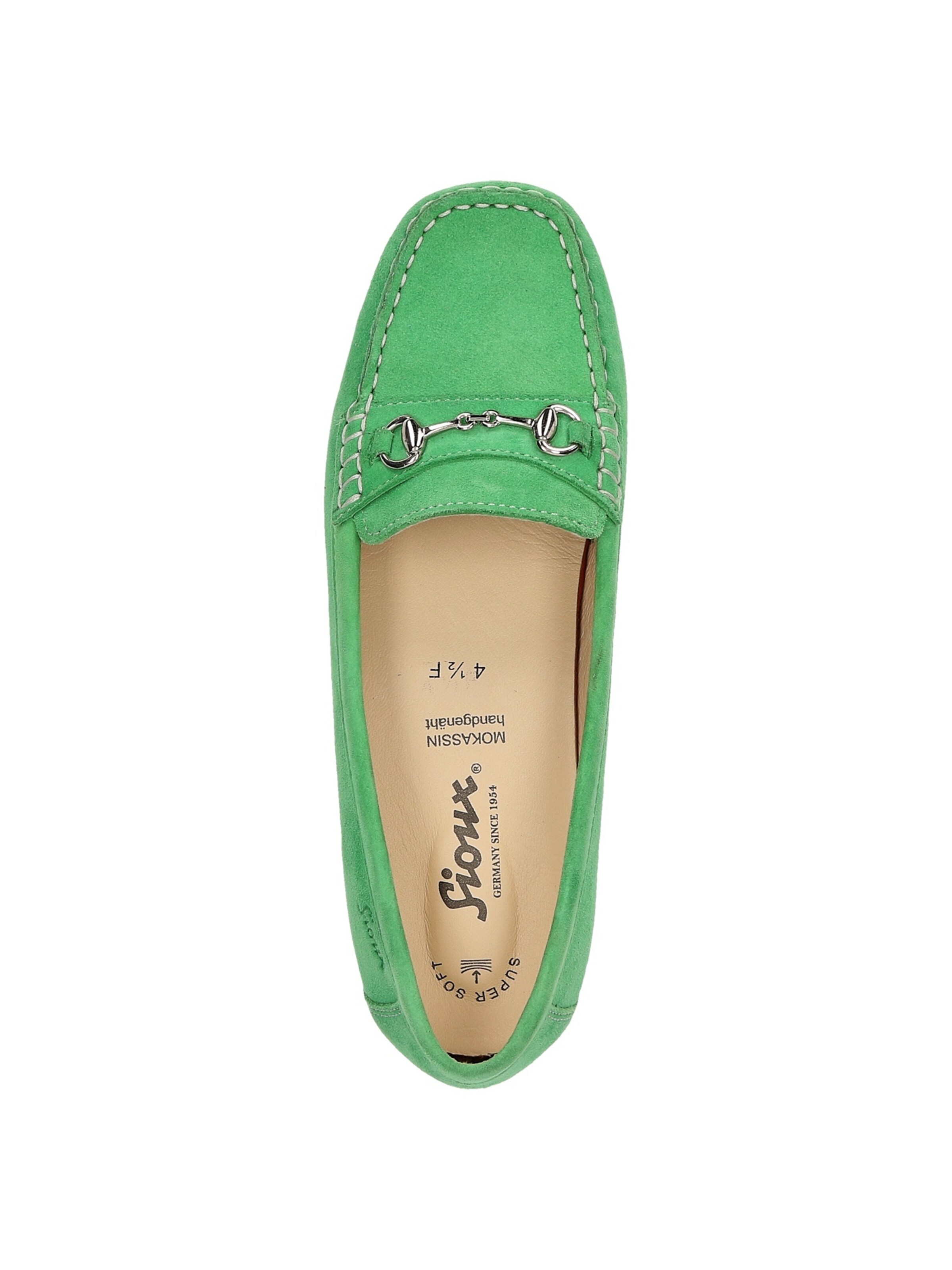 SIOUX Classic Flats in Green