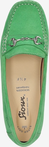 SIOUX Classic Flats in Green