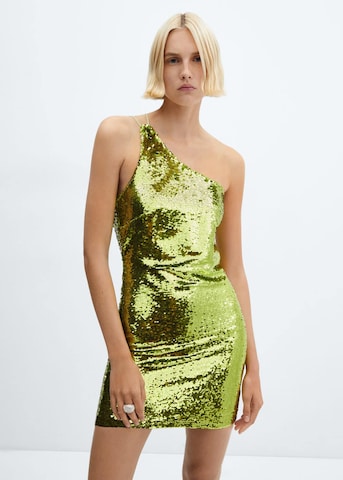 MANGOKoktel haljina 'Xtina' - zelena boja: prednji dio