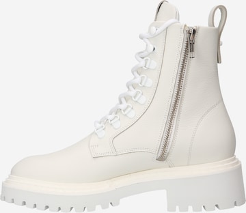 Nubikk Lace-Up Ankle Boots 'Frankie June' in White