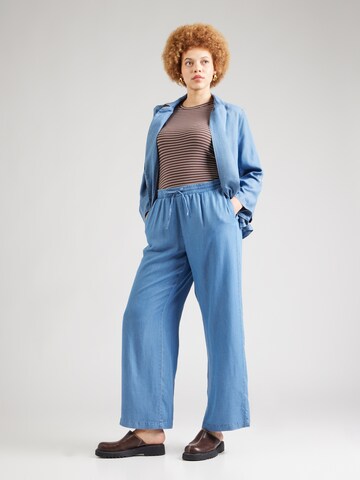 Vero Moda Curve - Pierna ancha Pantalón 'VMCBREE' en azul