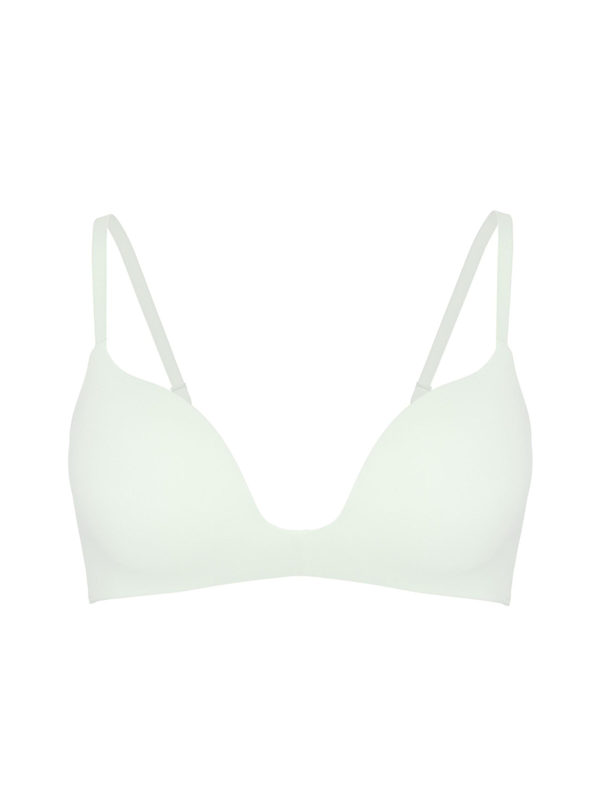 Push-up Reggiseno 'Push-up-BH Basic, ohne Bügel, Plunge-Dekolleté' di ESOTIQ in beige