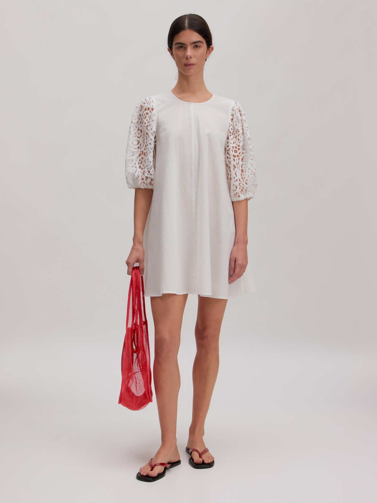 EDITED Neuheiten Kleid 'Nanni' weiß