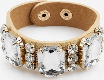 COLLEZIONE ALESSANDRO Bracelet 'Crystal' in Gold: front