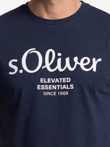 s.Oliver Shirt 'Basic'‌ in Blau