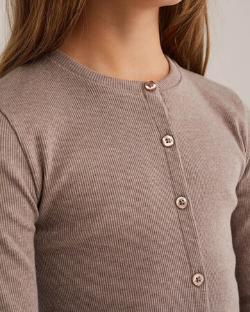 WE Fashion Strickjacke in Grau