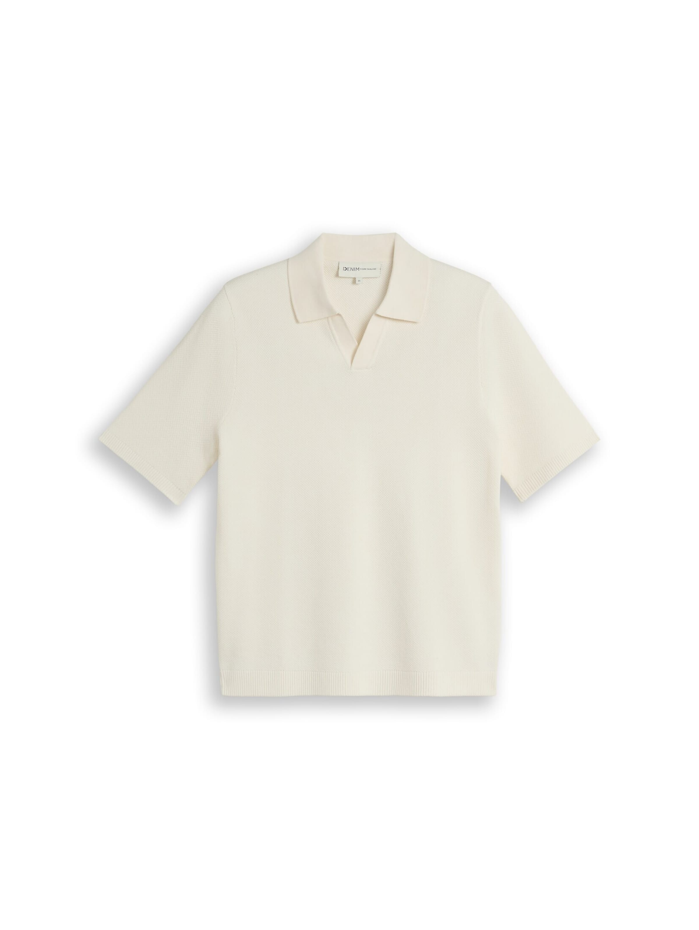 TOM TAILOR DENIM Sweater in White: front