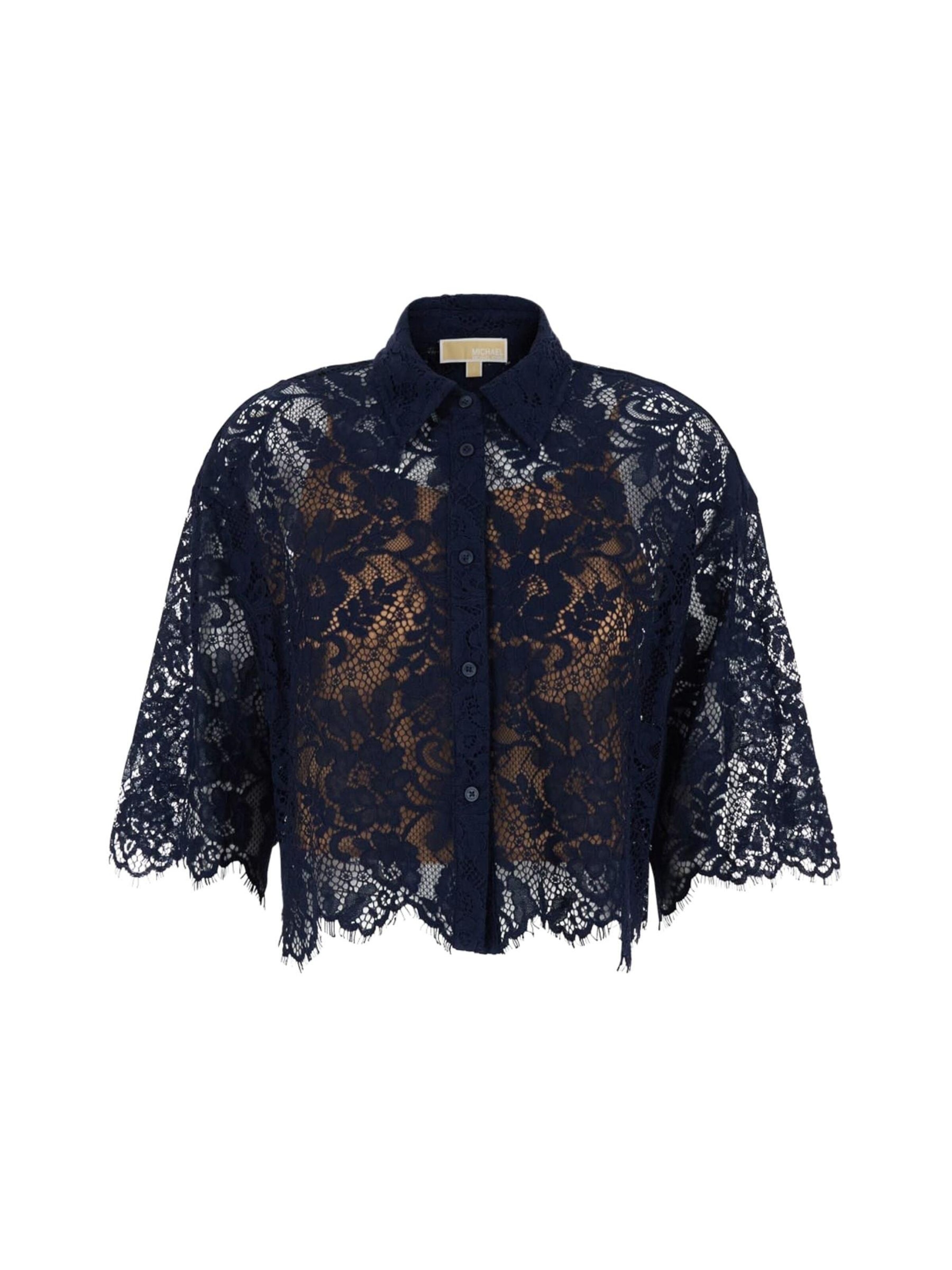 Michael Kors - Blusa en azul: frente