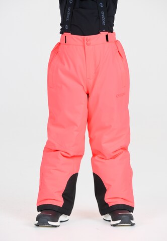 ZigZag Boot cut Workout Pants 'Provo' in Pink: front