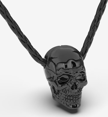 SERASAR Necklace 'Skull' in Black: front