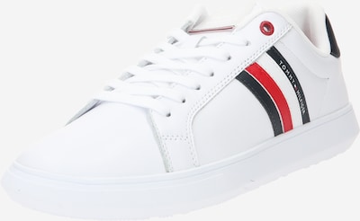 TOMMY HILFIGER Sneakers laag 'Essential' in de kleur Rood / Zwart / Wit, Productweergave