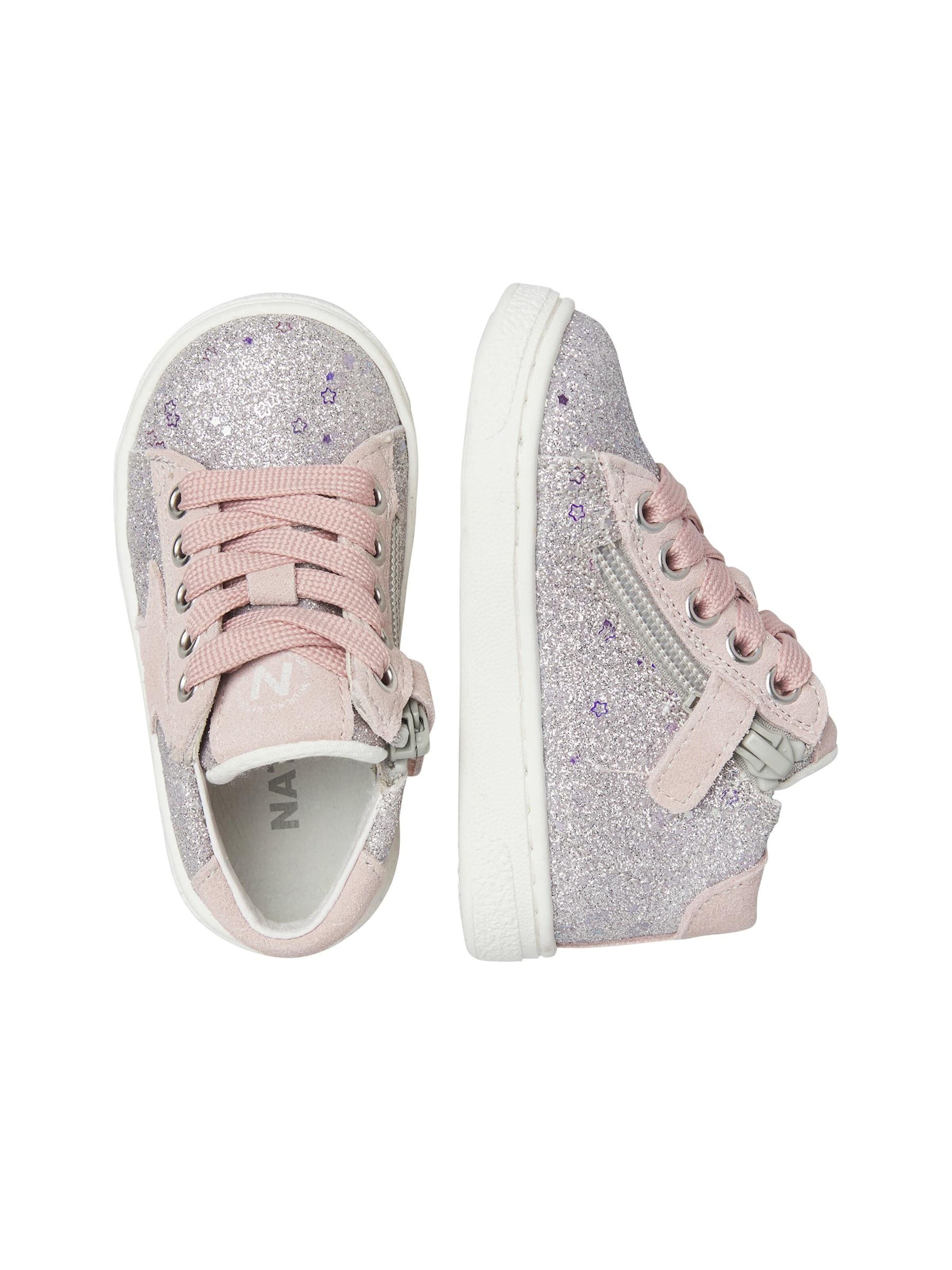 NATURINO Sneaker 'PINN HIGH ZIP.'‌‌‌‌‌ in Pink