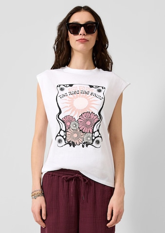 QS Shirt in Wit: voorkant