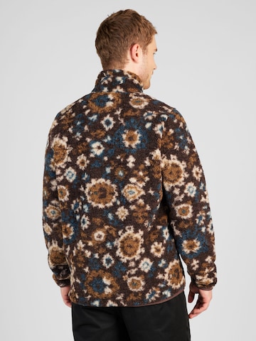 Abercrombie & Fitch Fleece Jacket in Brown