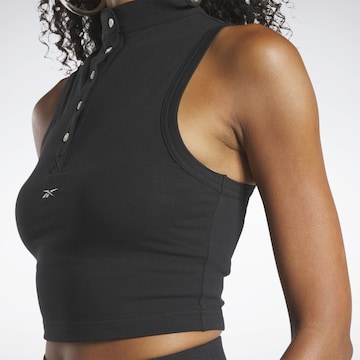 Reebok Sporttop in Schwarz