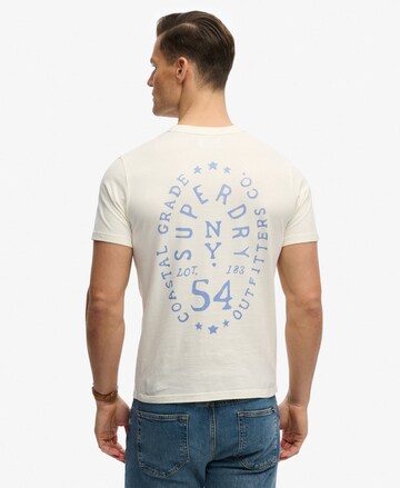 T-Shirt Superdry & Co en blanc : devant