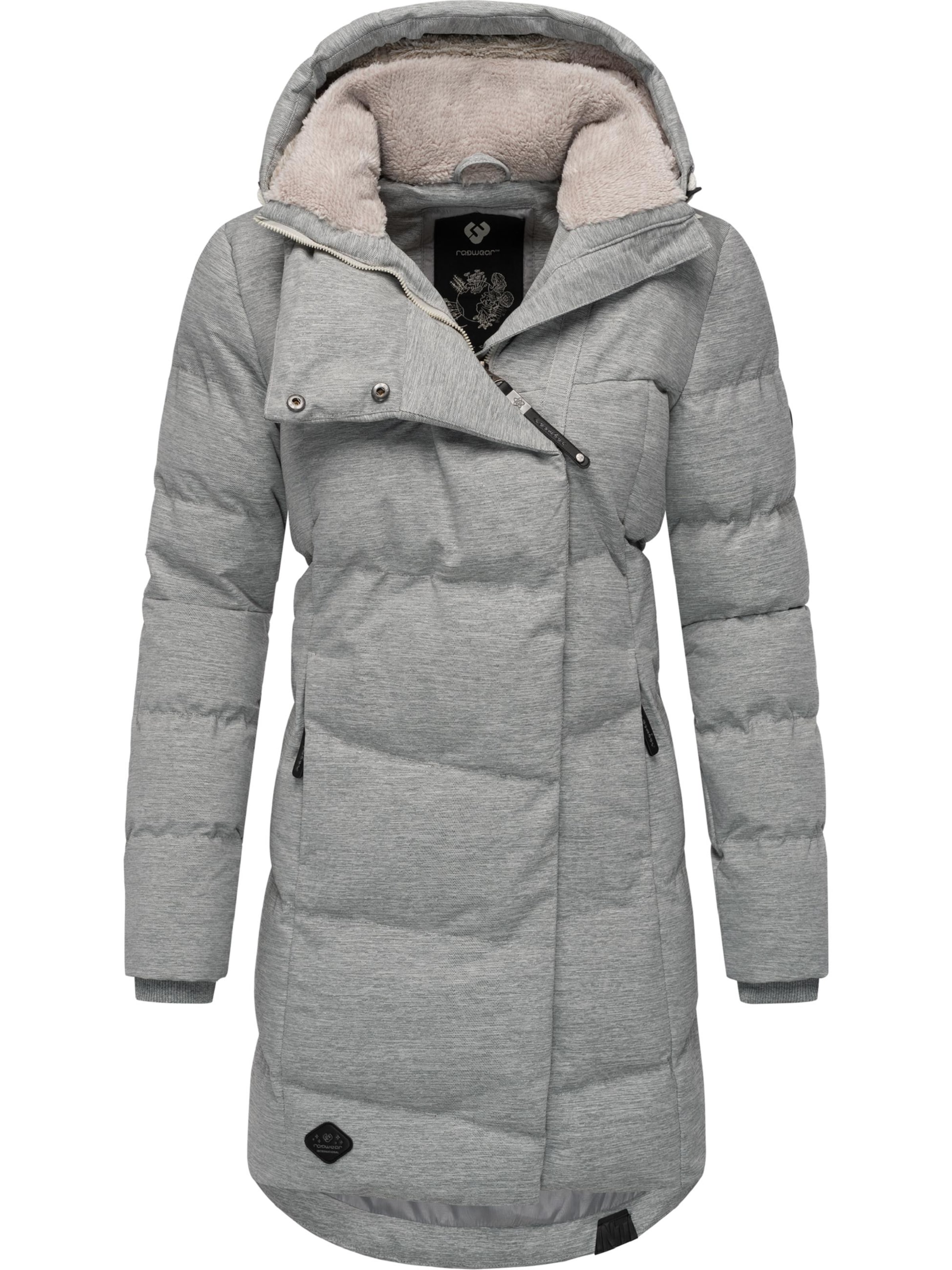 Ragwear Zimní kabát 'Pavla' – šedá: přední strana