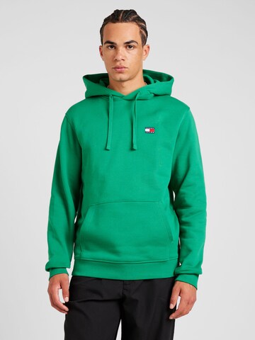 žalia Tommy Jeans Megztinis be užsegimo: priekis