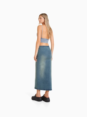 Jupe Bershka en bleu