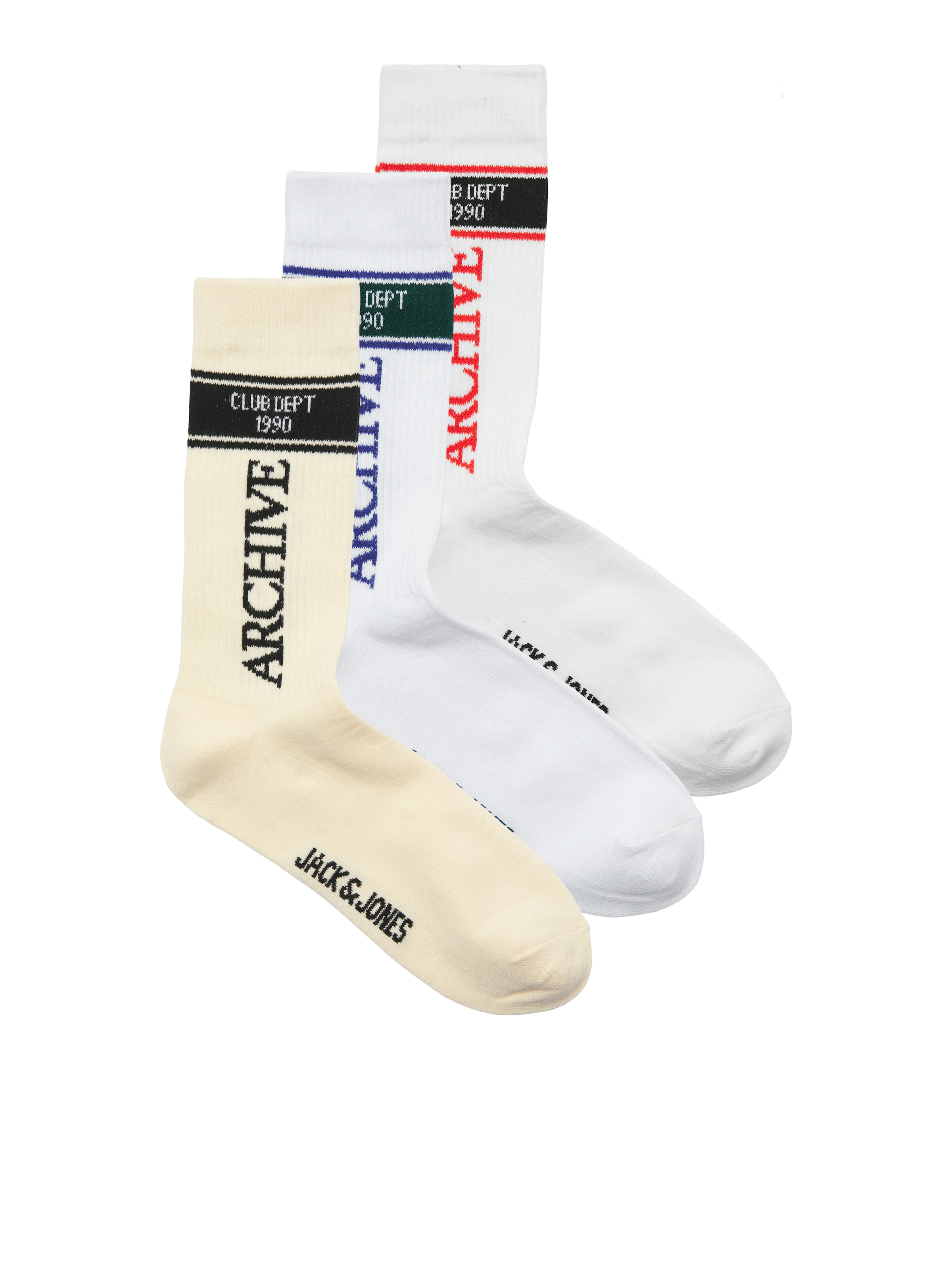 JACK & JONES Носки 'JACZAMORA' в Бежевый: спереди