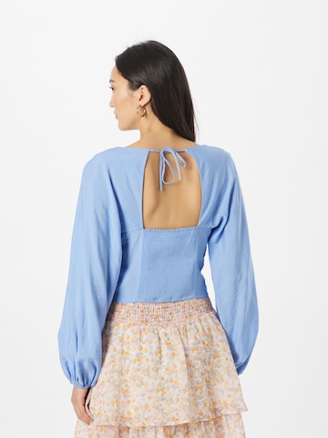 Gina Tricot Bluse 'Theresa' in Blau