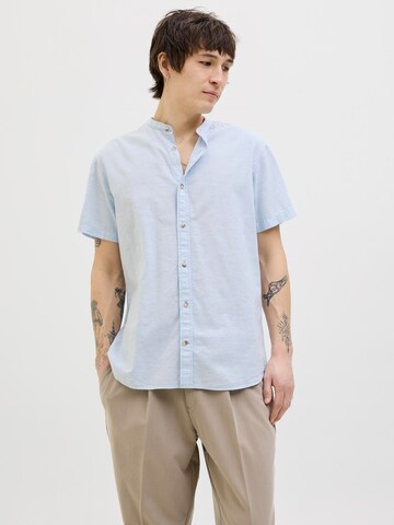 JACK & JONES Regular fit Overhemd in Blauw: voorkant