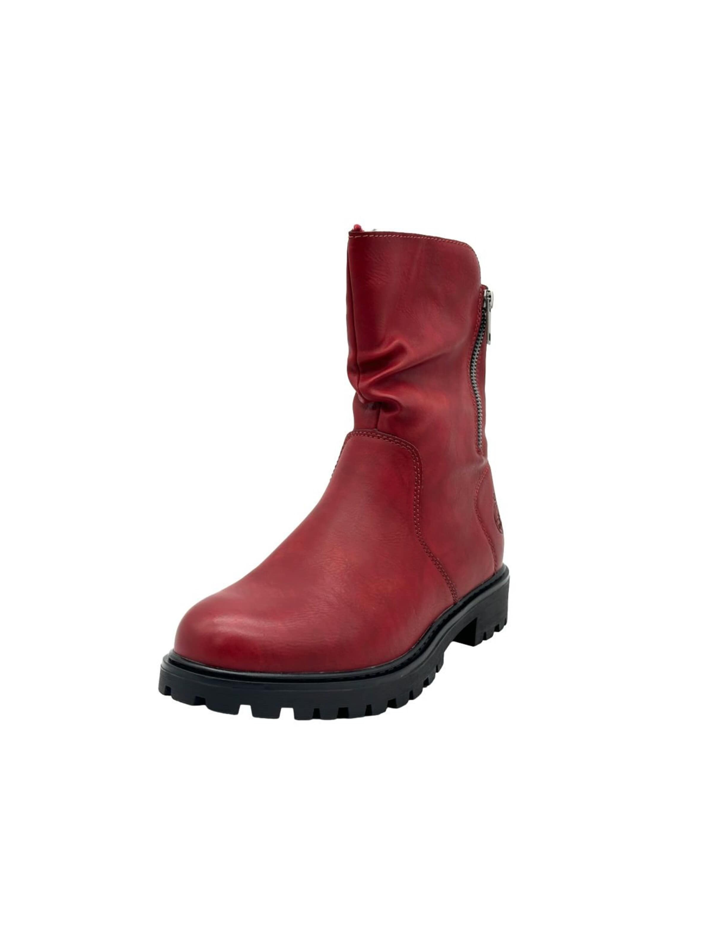 Nowaland Ankle Boots‌‌‌ in Rot: Vorderseite