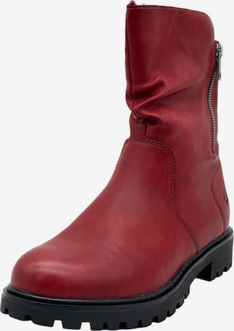 Nowaland Ankle Boots in Rot: Vorderseite