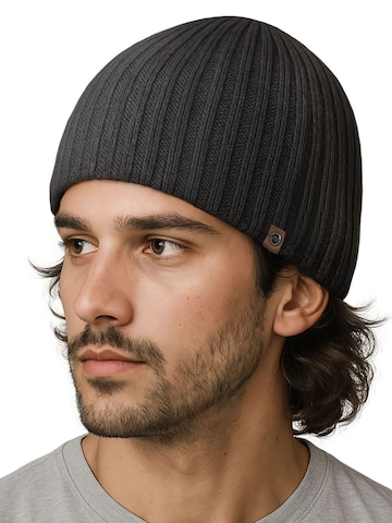 Neverless Beanie '2383' in Grey: front
